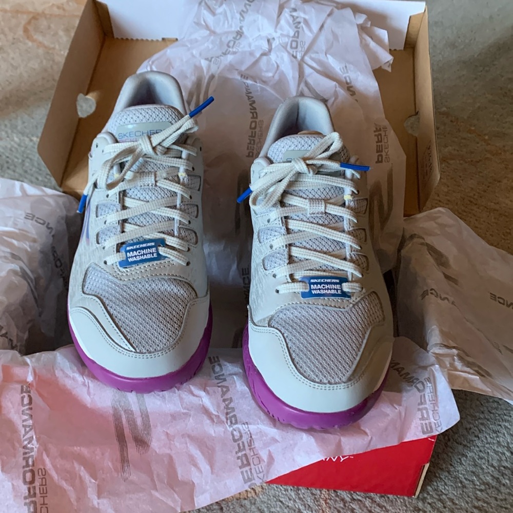 NWT and box! Skechers, U.S. Open, Pickleball/tennis shoes, women’s size 6